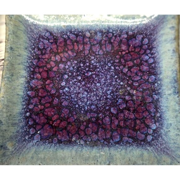 VTG stoneware/clay Drink Coasters trinket dish Handcrafted Home Décor Boho chic - Picture 9 of 9